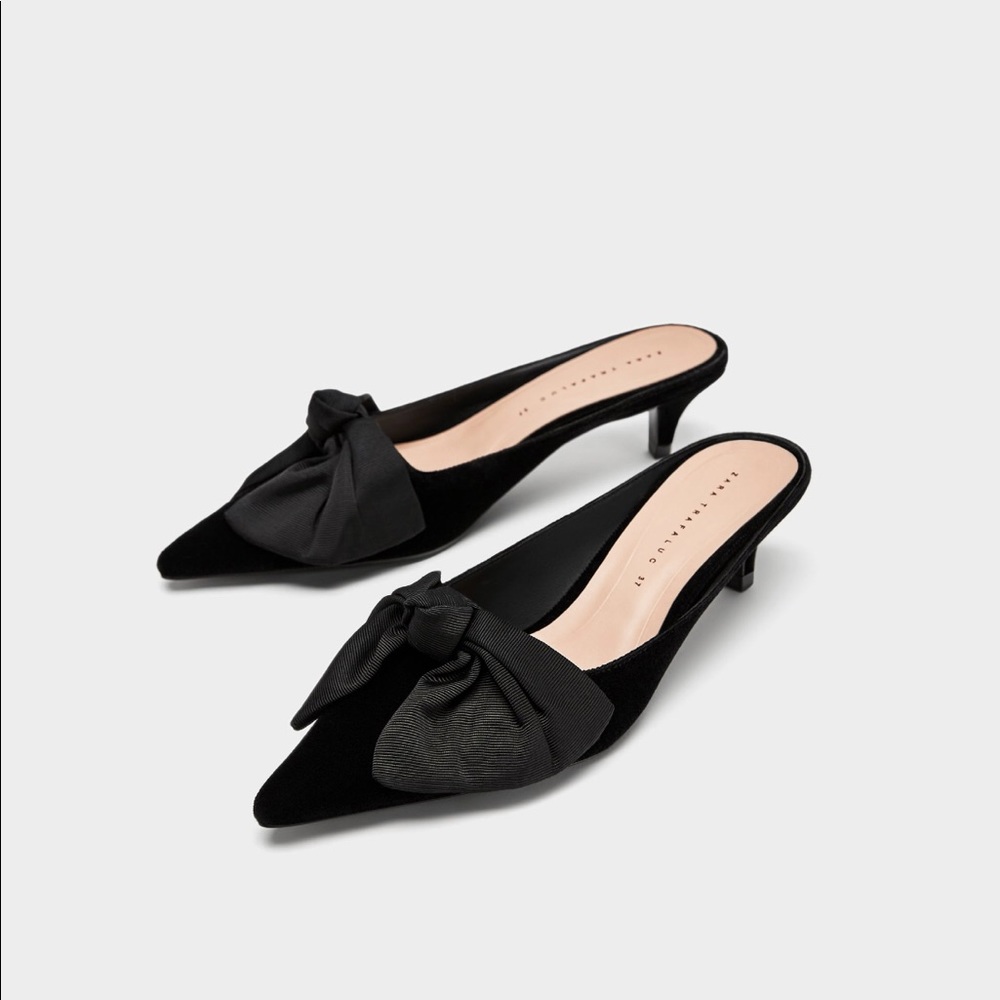 Zara kitten heels